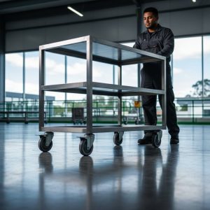 Custom Stainless Steel Trolleys Brisbane: Local Fabrication for Industrial Efficiency