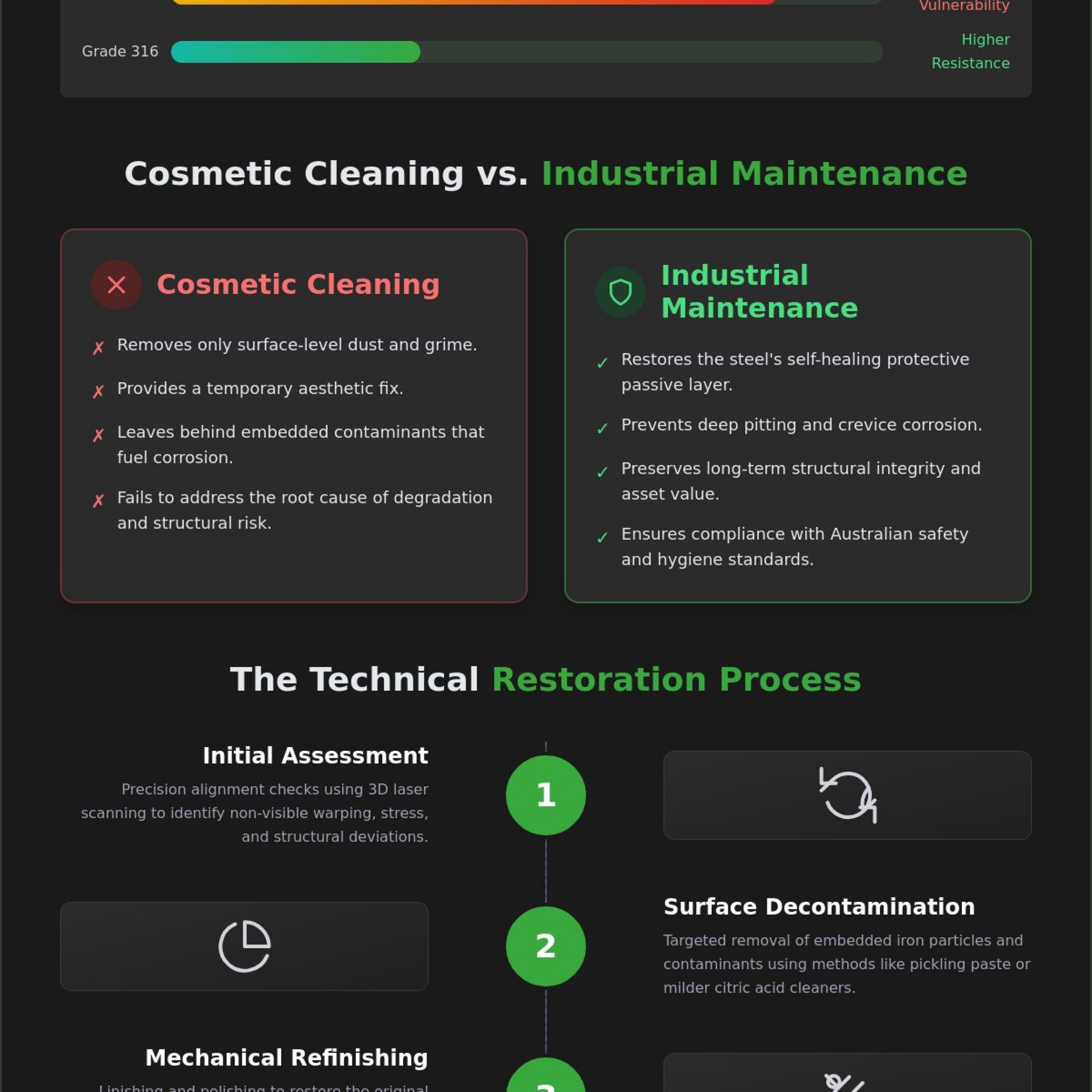 Expert Stainless Steel Maintenance Services Brisbane: Preserving Industrial Assets