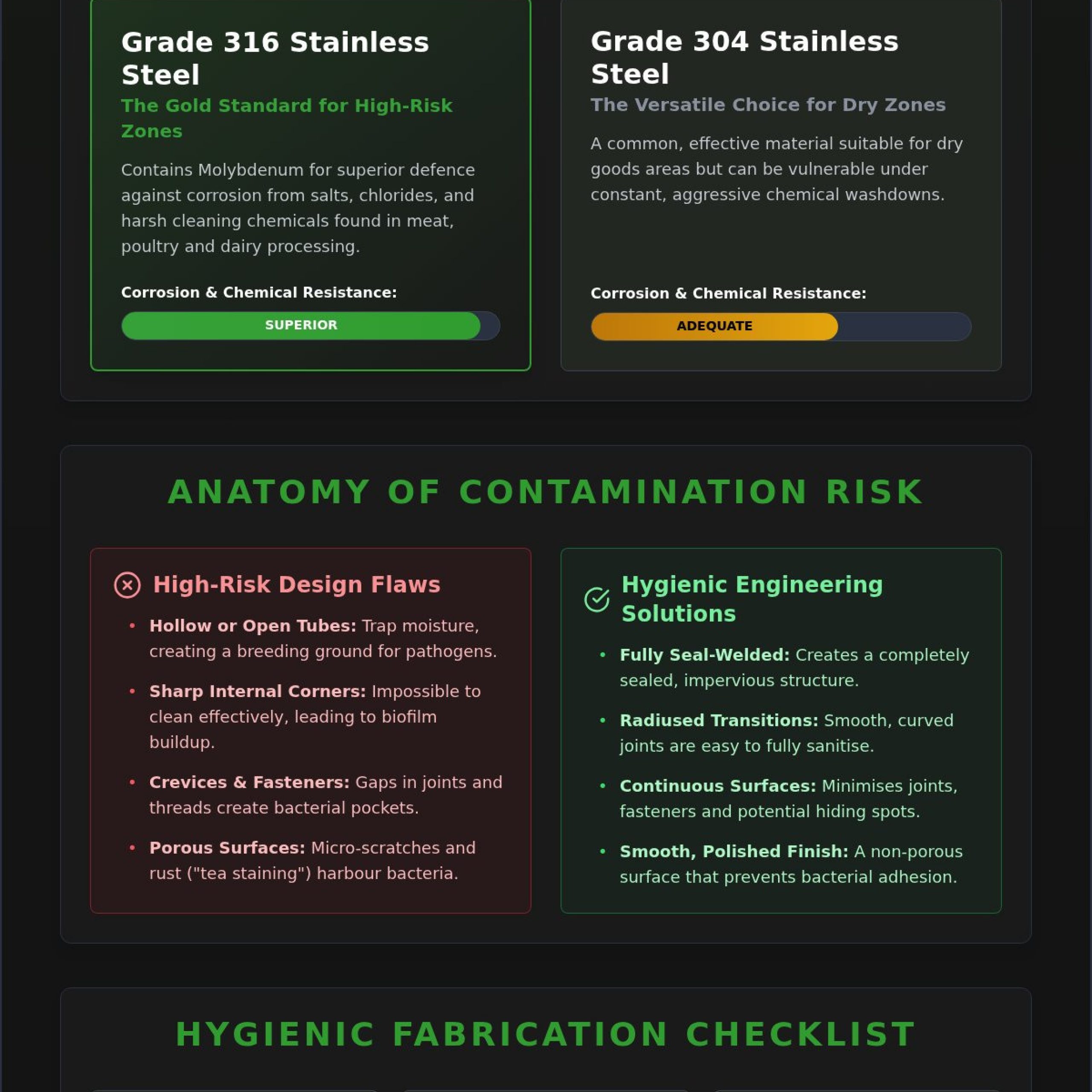 Hygienic Handrails for Food Plants: A Safety Guide